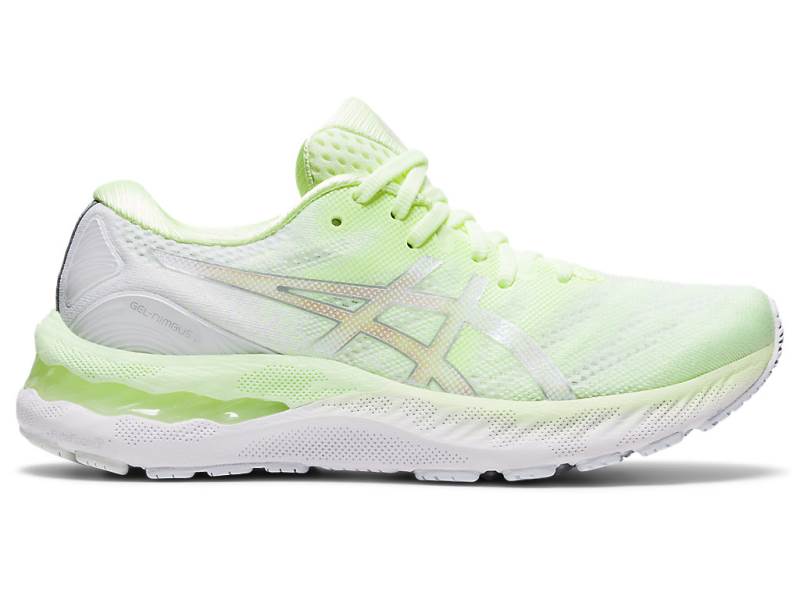 Sapatilhas Running Asics GEL-NIMBUS 23 Mulher Luz Verdes, 9121A376.693